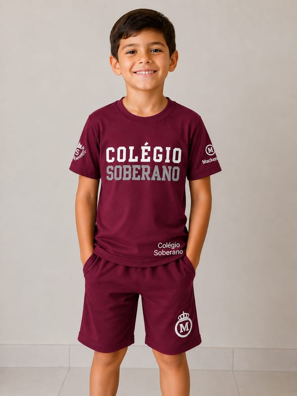 Camiseta manga curta Vermelho